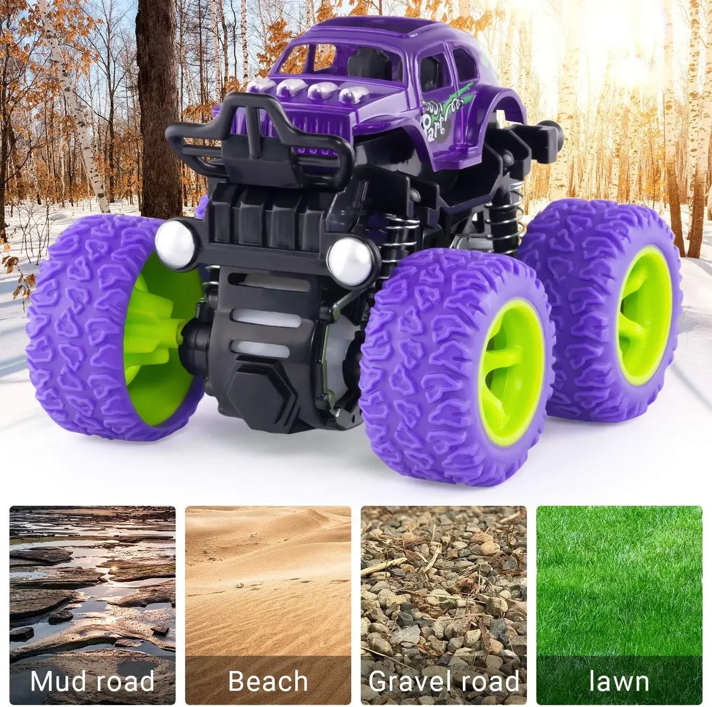 MOONBIFFY 1:36 Off-Road Inertial Diecast Car⭐⭐⭐⭐⭐
